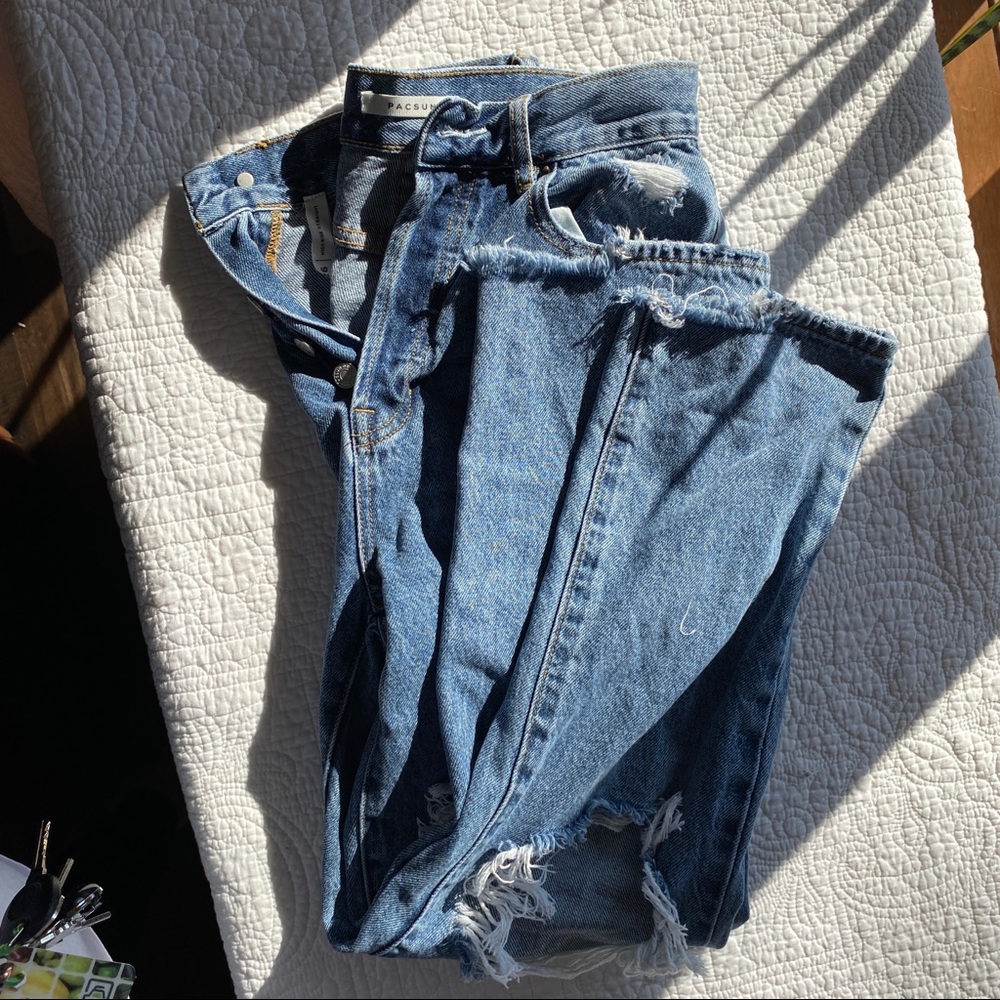 high rise straight pacsun jeans